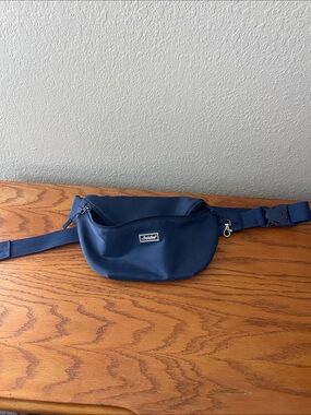 Foldie Navy Blue Men's Belt Bag with Adjustable Strap